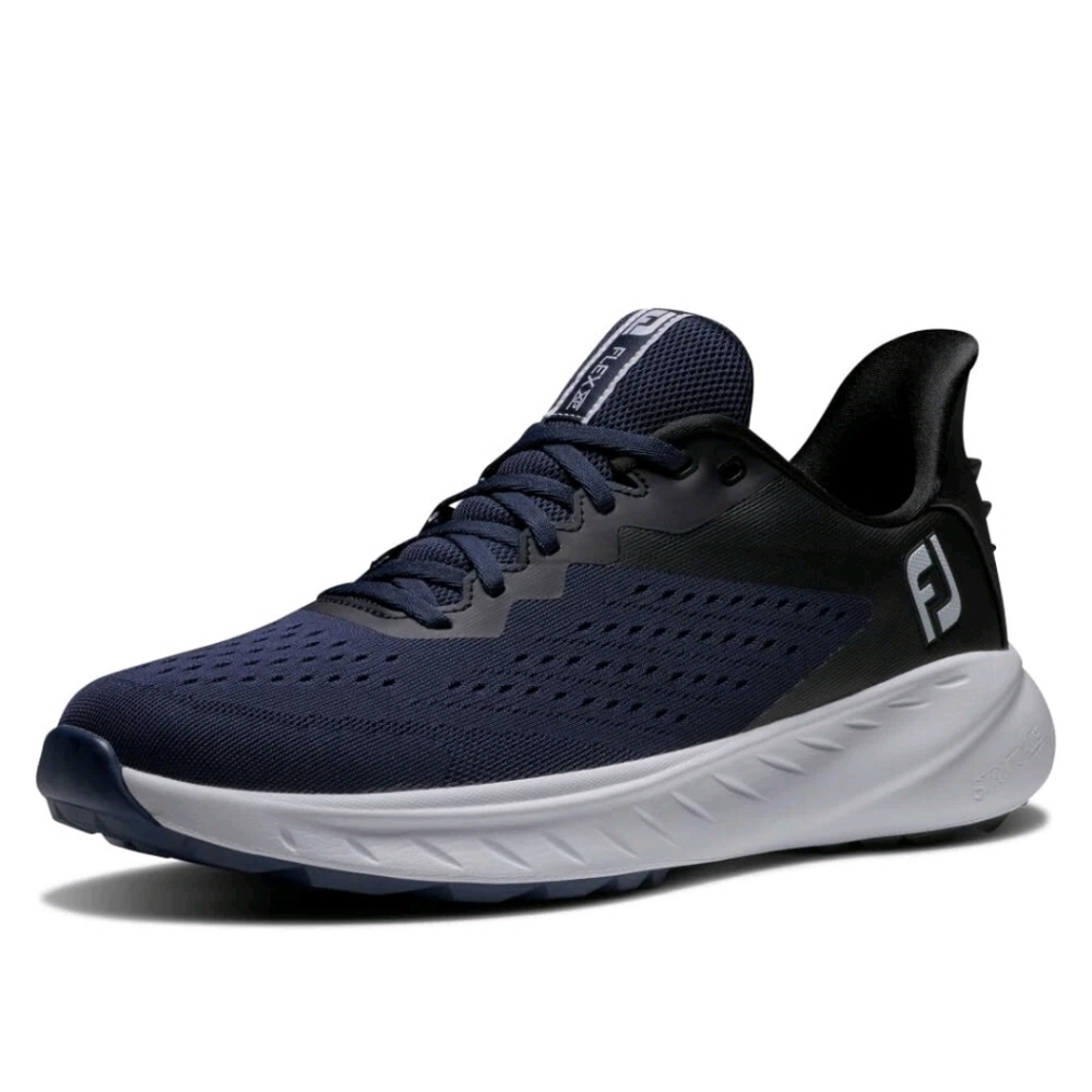 FootJoy Men's Fj Flex Golf Shoe Navy/White 11 - Picture 9 of 9